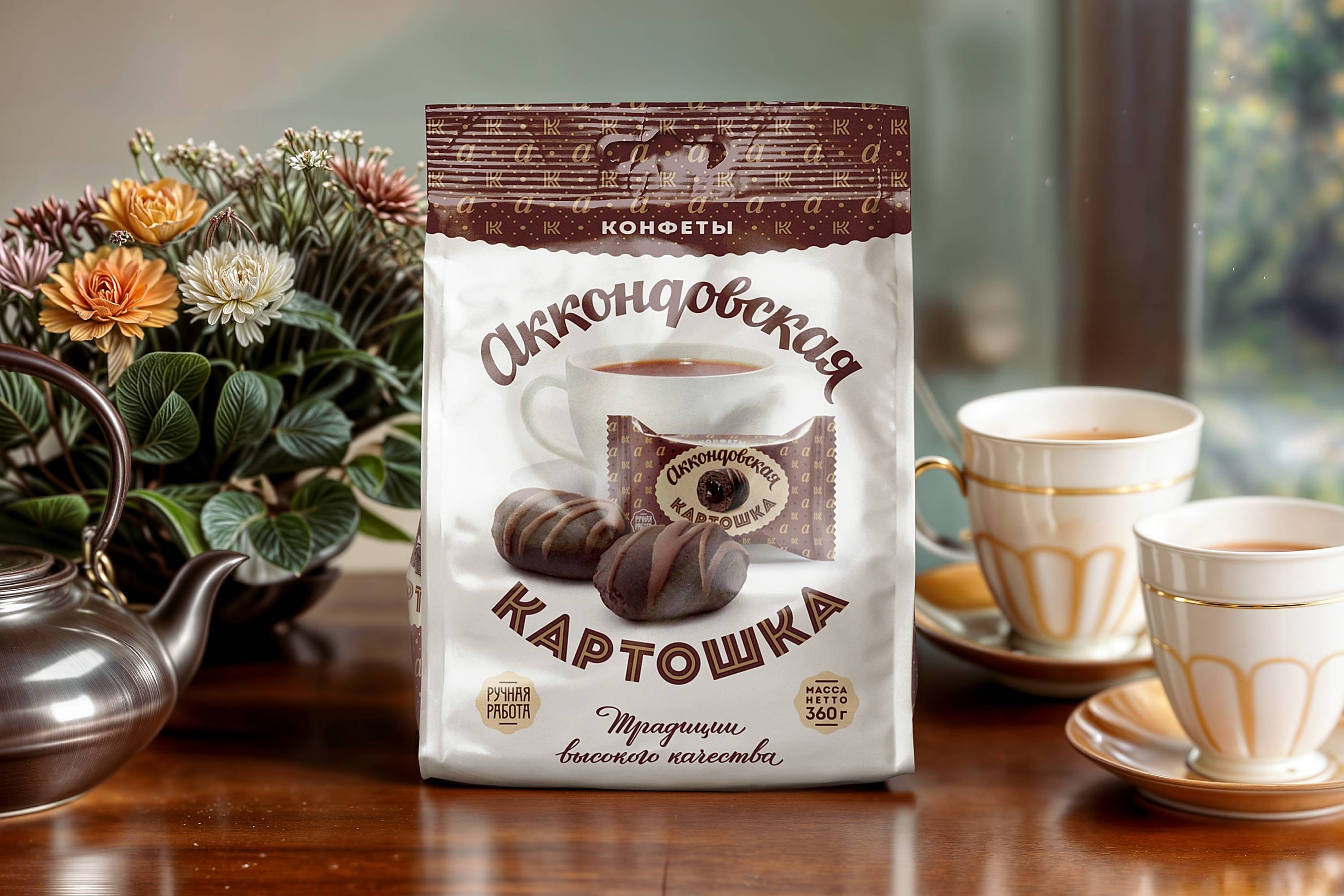 Редизайн фантиков «Аккондовская картошка»
