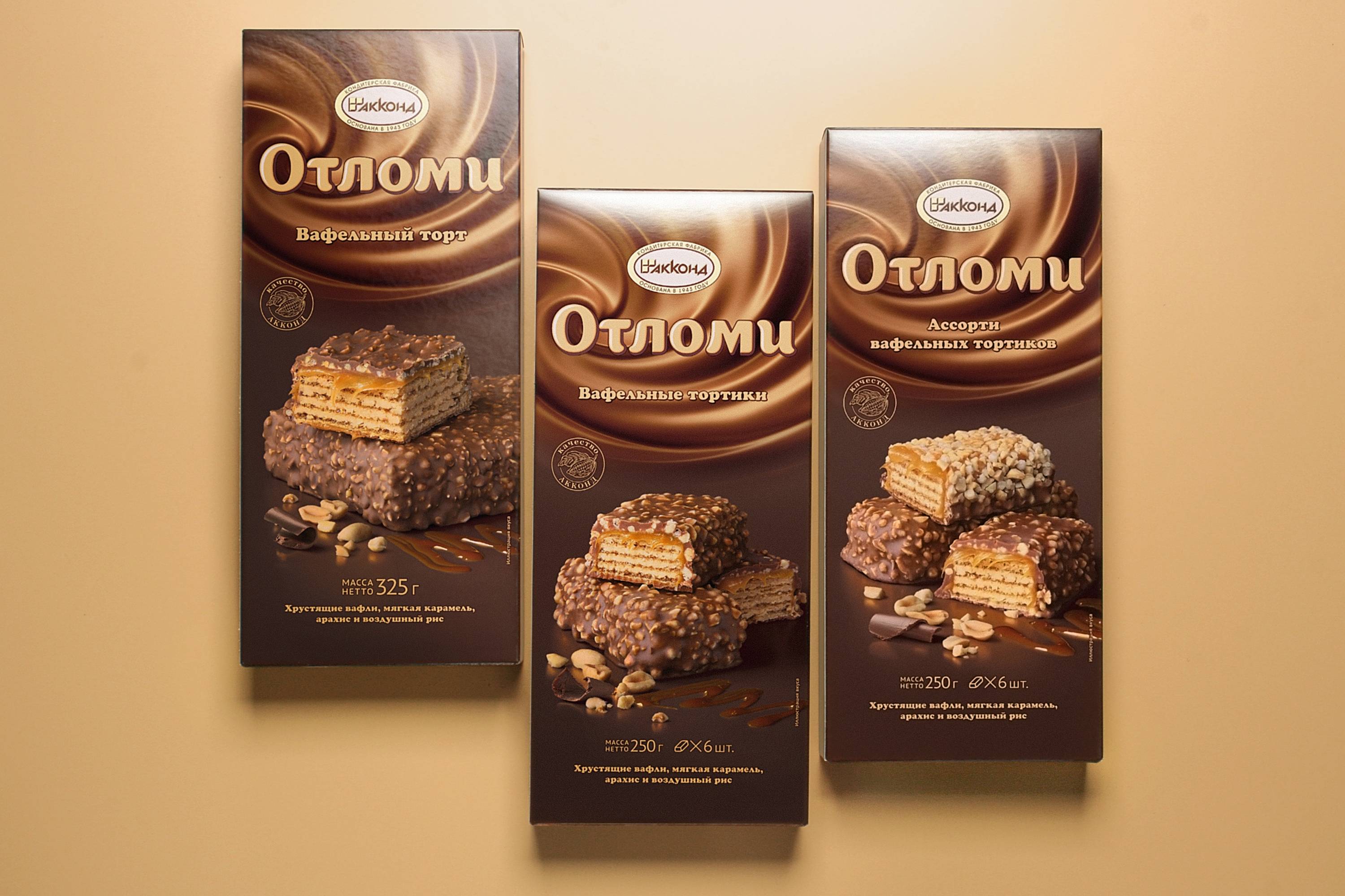 Редизайн упаковки тортов «Отломи»